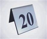 מעמד מספר לשולחן מכופף בחריטה